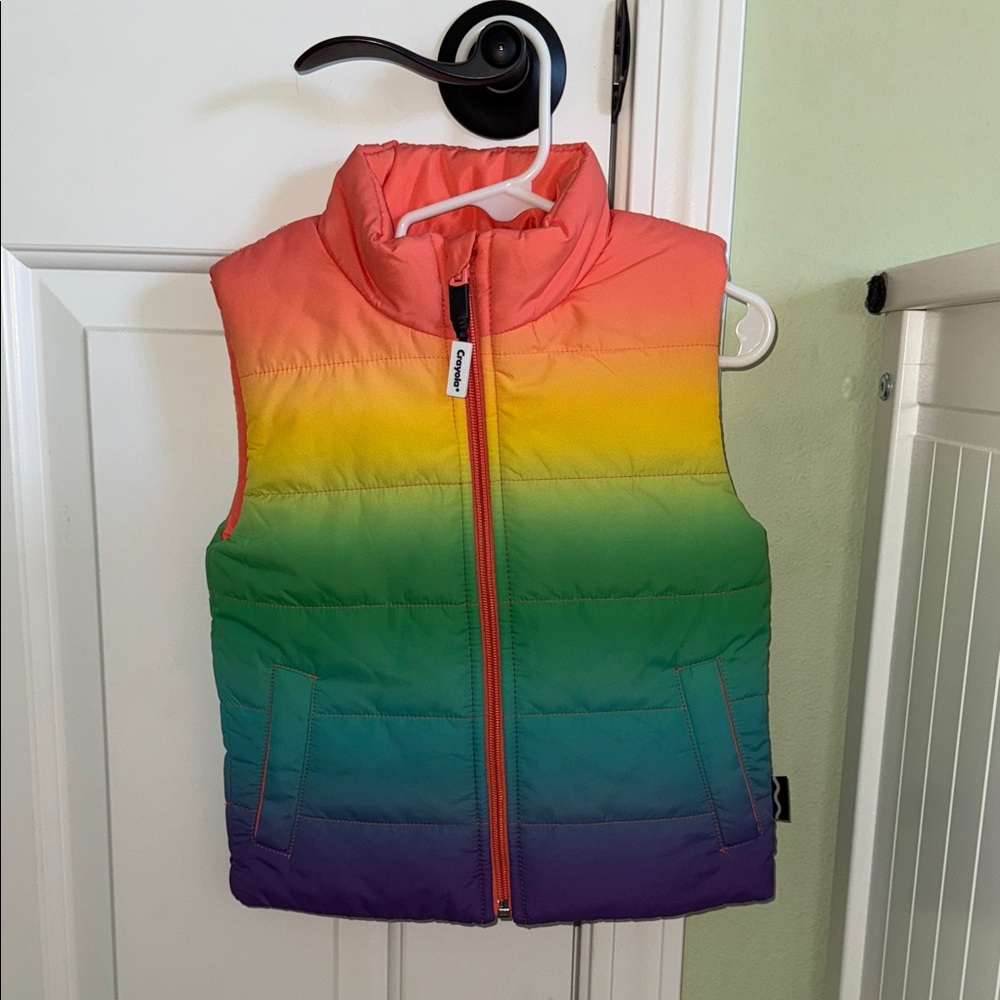 Crayola Coral Puffer Vest